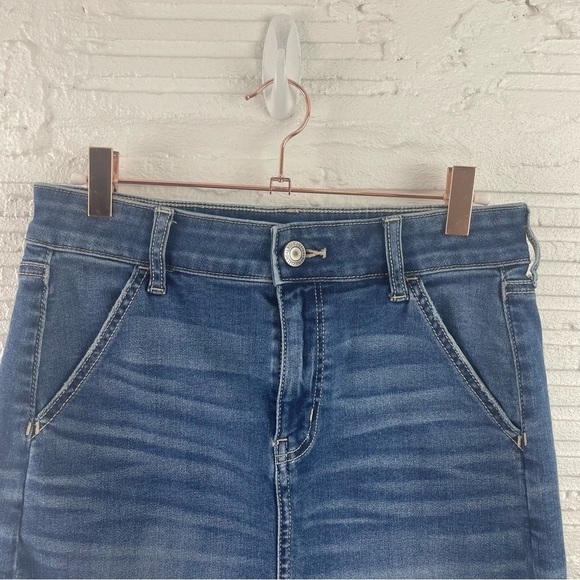 American Eagle Super High-Rise Mini Denim Skirt Size 4 Long - Picture 2 of 13